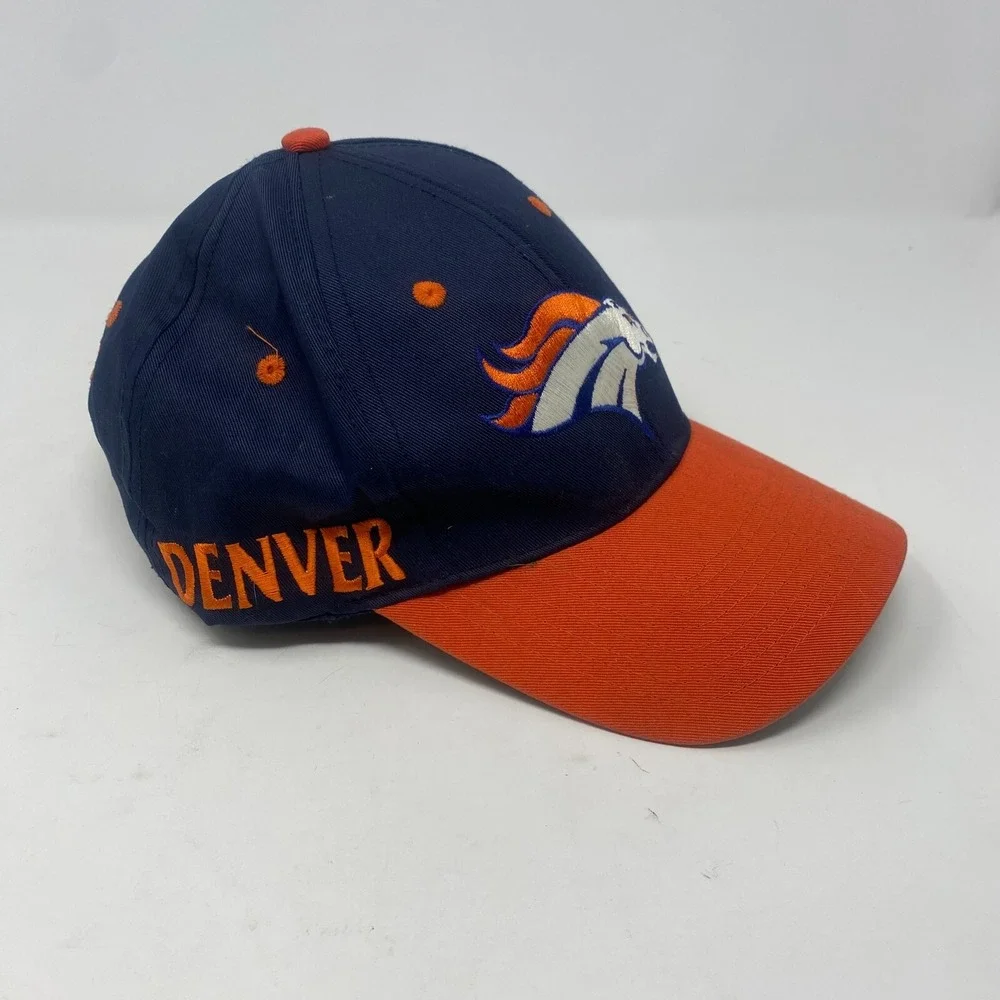 Denver Broncos Vintage Twins Enterprise Snapback Cap‎ Hat Blue and Orange